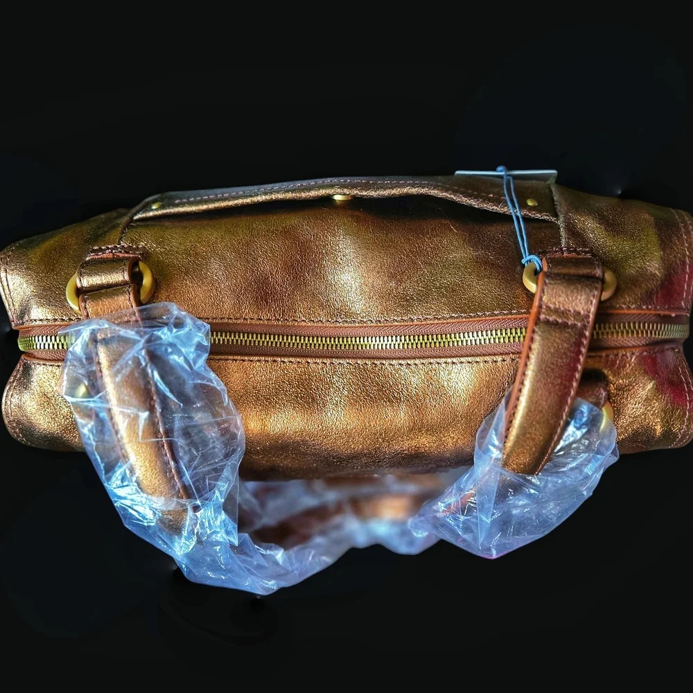 HOBO-Beautiful Leather Copper Metallic Monkia bag. 2015-16. NWT. - Picture 3 of 15